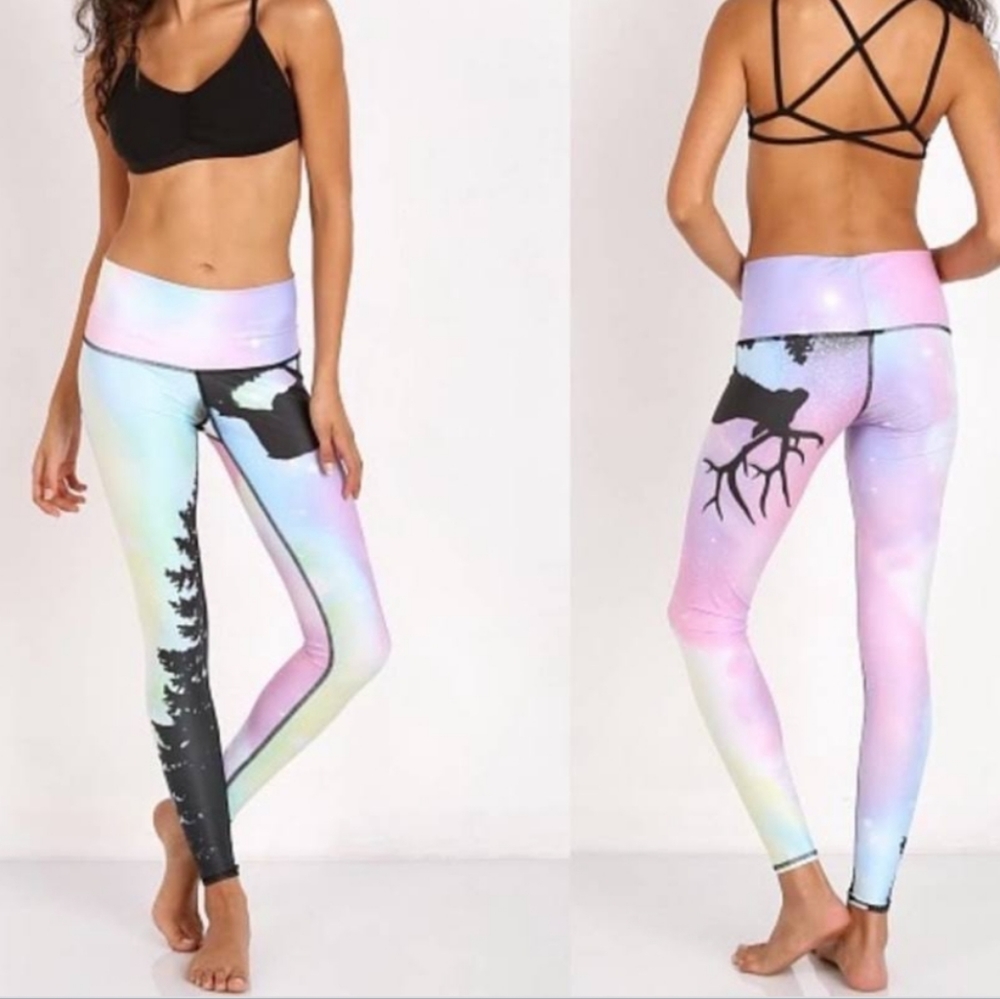 Teeki northern lights leggings medium M